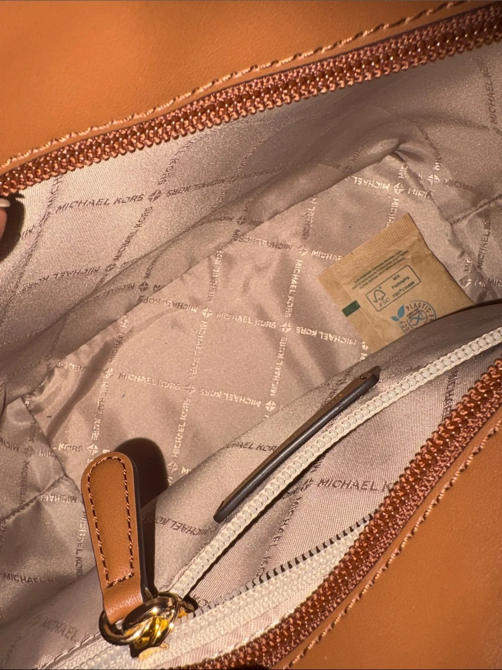 Michael Kors Eva XS Convertible Top Zip Tote Crossbody Handbag Fruit Print